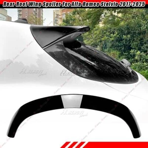 Per Alfa Romeo Stelvio 949 2016-2025 Nero Lucido Spoiler Posteriore Labbro Tetto - Imagen 1 de 8