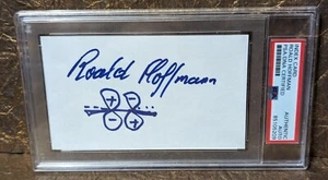 Autógrafo PSA ADN Roald Hoffman boceto molecular firmado premio Nobel químico 🙂 - Imagen 1 de 1