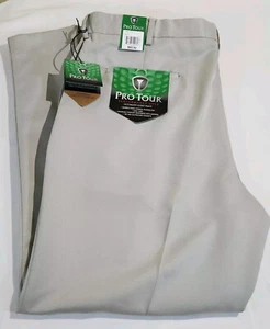 Pro Tour Performance Ultimate Golf Pants Mens 40x29 Bamboo Nano-Carbon New - Picture 1 of 5