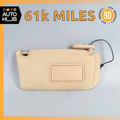 03-19 Maserati GranTurismo S M145 Right Side Sun Visor Shade Suede OEM 61k - Image 1 of 4