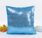 40x40cm Glitter Sequins Solid Throw Pillow Case Home Bed Sofa Car Cushion Cover