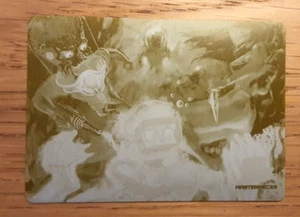 Mars attacks 2013 YELLOW printing plate card 1 UNDERWATER SLAUGHTER. - Picture 1 of 2