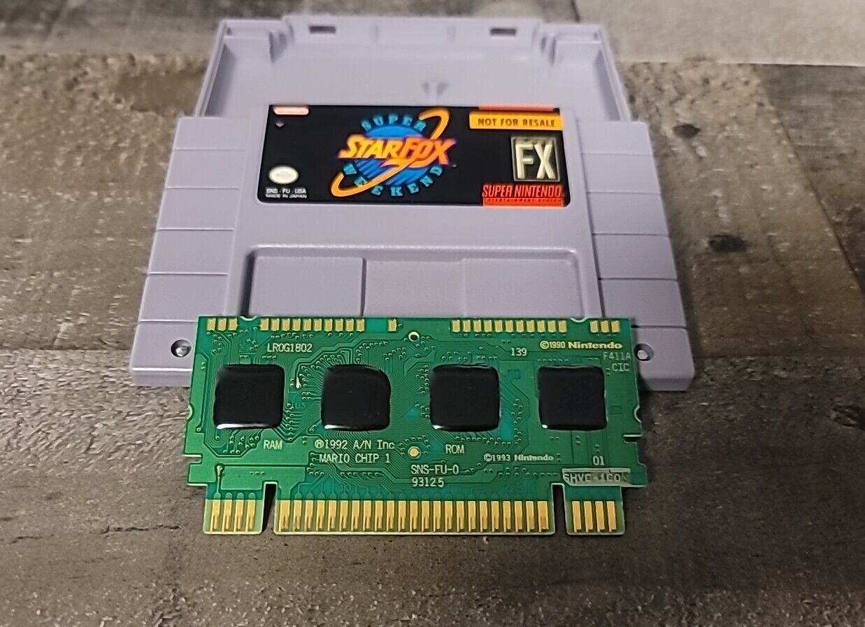 Starfox Super Weekend Competition Cartridge Super Nintendo SNES RARE WOW!