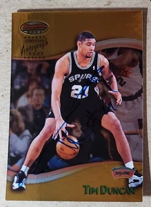 1998-99 Bowman's Best Tim Duncan Auto #A2 San Antonio Spurs Autograph SSP Rare - Picture 1 of 2