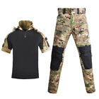 Herren Militär Airsoft Shirt Mit Hose Multicam Anzüg G3 Armee Combat Uniform Set