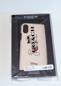 Nuovo Coach 69247 custodia iPhone Disney Topolino per X/XS - Foto 1 di 4