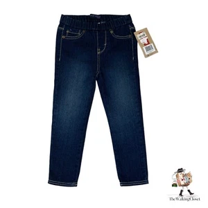 Levis Jeggings Youth Girls 4 R Blue Denim Super Stretchy Pull On Jean Legging - Picture 1 of 8
