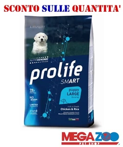CROCCHETTE PROLIFE SMART PUPPY POLLO E RISO LARGE. 10KG - Foto 1 di 1