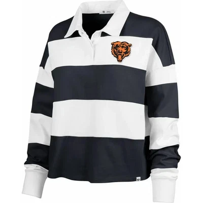 '47 Brand® (Women's MEDIUM) Chicago Bears™ Clubhouse L/S Rugby Polo - $95 - Image 1 of 2