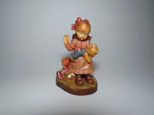 Anri Gut Wie Neu 3,5" Sarah Kay Ltd Ed Holzskulptur - Bild 1 von 5