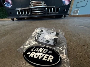 (1) Genuine Land Rover Black Oval Grille Badge Emblem Range Rover DAG500160 - Bild 1 von 4