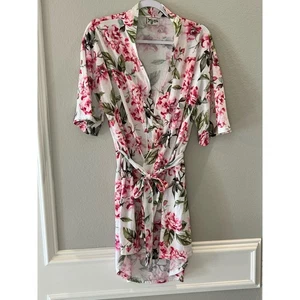 Show Me Your Mumu Accappatoio Floreale Taglia Unica Floreale Rosa Verde Bianco Donna - Foto 1 di 4
