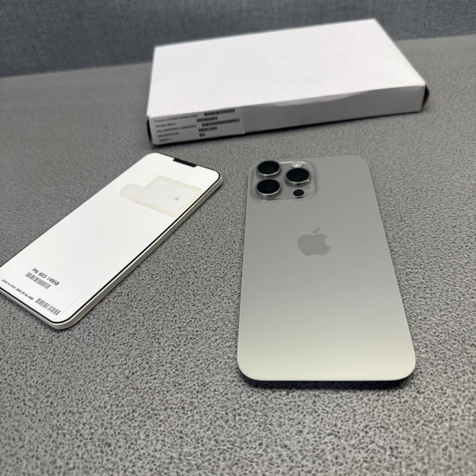 Apple 661-36913 Rear Glass For iPhone 15 Pro Max - Natural Titanium