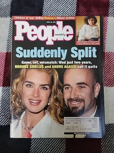 People Mag April 26 1999 Suddenly Split Brooke Shields & Andre Agassi- Unread Ln - Picture 1 of 24