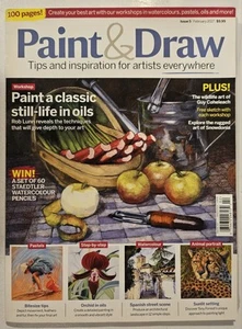 British Import Art Instruction Magazine PAINT And Draw From 2017 Good Condition - Bild 1 von 3