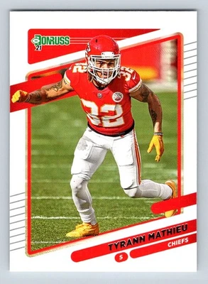 2021 Donruss #119 Tyrann Mathieu Kansas City Chiefs - Image 1 of 2