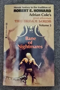 The Dream Lords Volume 3 Bane of Nightmares Adrian Cole Paperback 1st Zebra 1976 - Picture 1 of 6