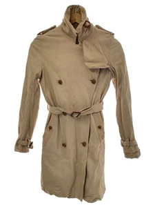 Sisii Trench Coat/S/Leather/Beg/Plain/Condition Considered 2412 - Picture 1 of 6