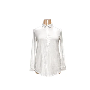 Camicetta donna Lands' End bianca in cotone, taglia L - Foto 1 di 4