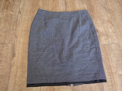 John Lewis Women's Midi Skirt Grey Acrylic Uk Size 14 Used  - Image 1 of 4