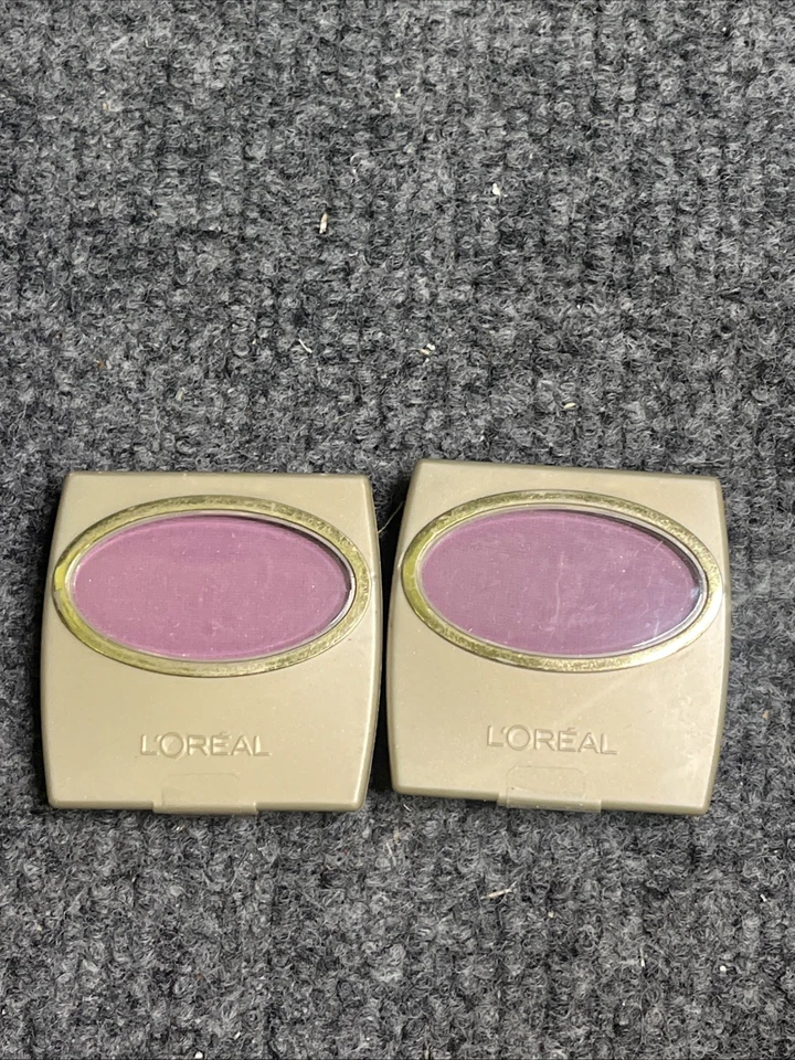 L'oreal Wear Infinite Eye Shadow Single Perle FLASHBACK FUCHSIA 0.1 0z.  x2 - Image 1 of 2