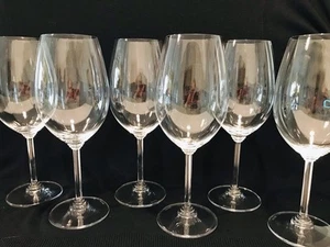 RARE RIEDEL SET of 6 GRAND CRU RIESLING GLASSES 9 3/4” TALL Stamped - Picture 1 of 14