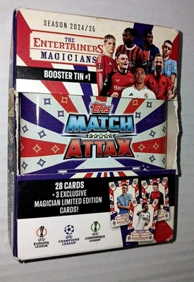 Match Attax UCL 2024/25 Booster Tin The Entertainers: Showmen Trading Card Game - Bild 1 von 4