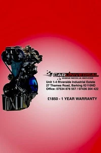 Fully Reconditioned Ford Fiesta 1.0 Bare Engine SUPPLY&FIT service 12-19 in EXC! - Picture 1 of 2