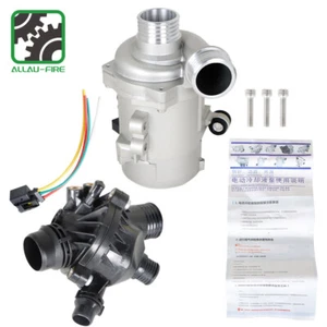 Electric Water Pump + Thermostat for BMW E60 E90 E82 E83 11517586925 n51 n52 n53 - Picture 1 of 10