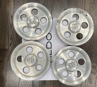 1992-1999 Buick LeSabre Park Ave Center Hub Cap Brushed 5 Hole # 9592813 - Image 1 of 4