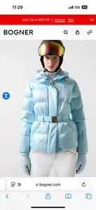 Bogner Ski Set - NWT light blue pant and jacket XS - Picture 1 of 3