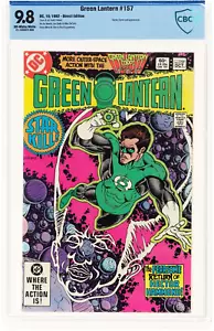 Green Lantern #157 (DC, 1982) CBCS NM/MT Keith Pollard Cover OW White pag cgc🔥 - Picture 1 of 6