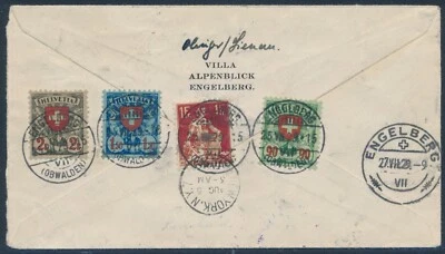 Zeppelin Amerikafahrt 1929 Zuleitung ab Schweiz nach Brooklyn (S19496) - Bild 1 von 2