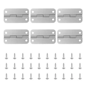 6 Pack Cooler Hinges for Igloo Ice Chests Stainless Steel Hinges Screws - Picture 1 of 7