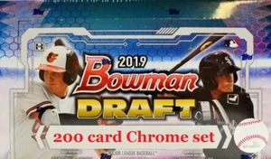 Juego completo de 200 cartas Bowman Chrome Draft 2019 - Imagen 1 de 1