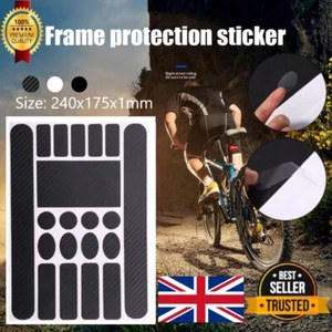 Juego de protección de cuadro de bicicleta pegatina protectora antiarañazos MTB BMX protector de cadena - Imagen 1 de 12