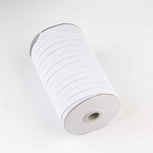 Fil Elastique Plat Blanc 10mm (vendu au metre) - Picture 1 of 1