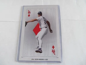 MINT 1990's KEVIN BROWN "THE ACE" LOS ANGELES DODGERS ORIGINAL MLB MINI POSTER - Picture 1 of 1