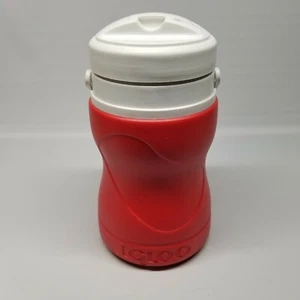 Igloo 1/2 Gallon Red and White Contour Cooler with Flip Top Spout - Picture 1 of 6