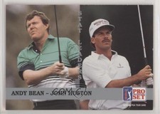 1992 Pro Set Golf Andy Bean John Huston #180
