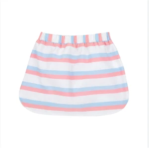 NWT The Beaufort Bonnet Co Girls Size 7 Susanne Skirt New River Nautical Stripe - Picture 1 of 6
