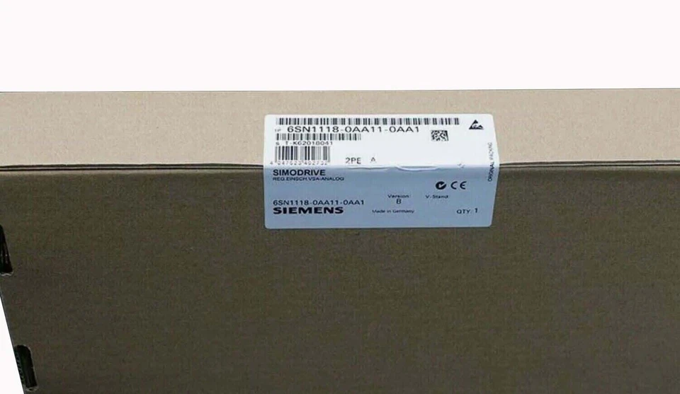 6SN1118-0AA11-0AA1 1P NEW SIEMENS SIMODRIVE 611-A CONTROL UNIT 6SN11180AA110AA1 - Image 1 of 1