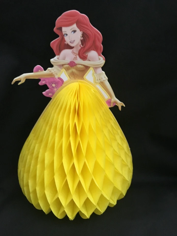 Ariel Yellow Dress 3D Pop Up Card Disney Princess Little Mermaid - Image 1 of 1