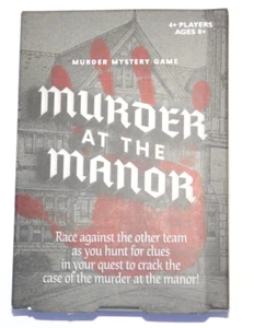 Asesinato en la mansión Juego de cartas Asesinato Misterio Juego Profesor Puzzle Whodunit Nuevo - Imagen 1 de 6