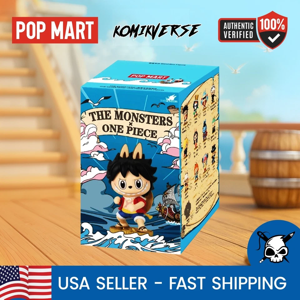 *USA* AUTÉNTICO POP MART LABUBU LOS MONSTRUOS SERIE X DE UNA PIEZA (CAJA CIEGA) Foto 1 de 4