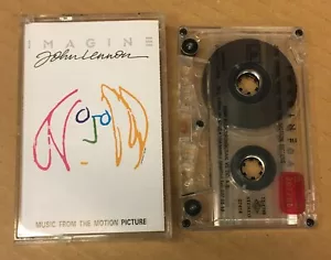 IMAGINE JOHN LENNON MUSIC FROM THE MOTION PICTURE (1993) CASSETTE MADE IN TURKEY - Picture 1 of 2