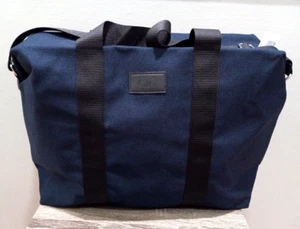 GIORGIO ARMANI ACQUA DI GIO MEN Duffle Travel Weekend Gym Shoulder Bag DARK BLUE - Picture 1 of 7