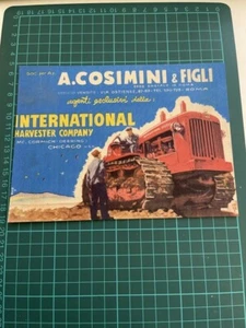 pubblicità vintage trattore international harvest originale advertising anni 50 - Foto 1 di 1