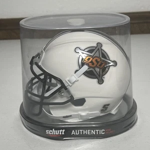 Oklahoma State OSU Cowboys NCAA Football Alternate (Tin Star) Schutt Mini Helm - Bild 1 von 4
