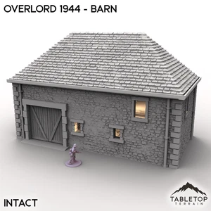 Overlord 1944 - Scheune - Wargaming Ork Terrain - Bild 1 von 9